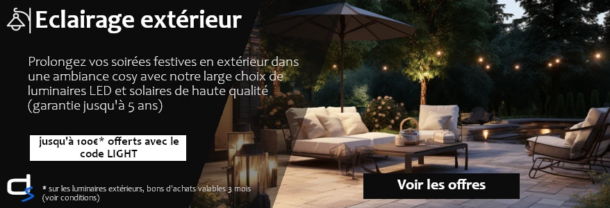 éclairage extérieur